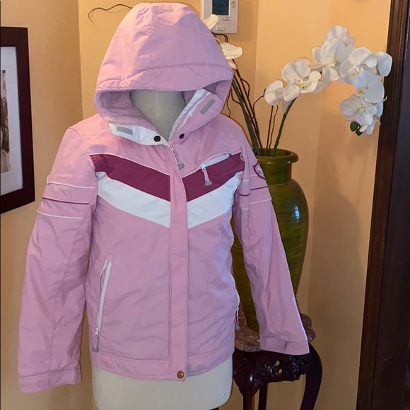 Columbia girls pink ski jacket sz 14-16Y